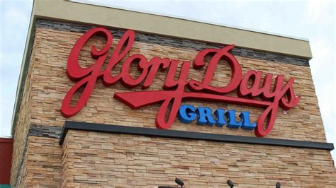 Glory days restaurants - Glory Days Grill Richmond at Gleneagles Center. Driving Directions Events. Head Coach. Jason Silverman. Address. Gleneagles Center 10466 Ridgefield Pkwy Richmond, VA 23233-3548. Contact. 804-754-3710. gleneagles@glorydaysgrill.com Specials & Events. $6.99 Classic Burgers on Mondays, and 11:30 AM-3 PM Tuesday - Friday! Dine in only.